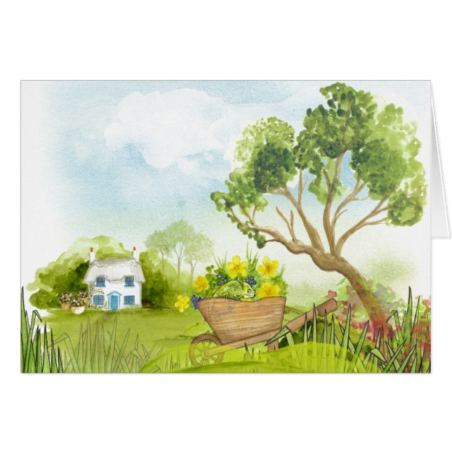Blume in der Landschaft der Rollbarren (Vorderseite (Horizontal))
