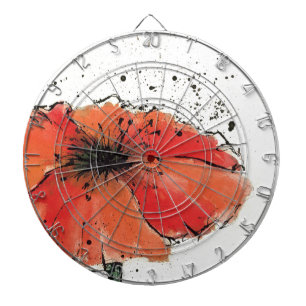 Blume in der vollen Blüte Dartscheibe