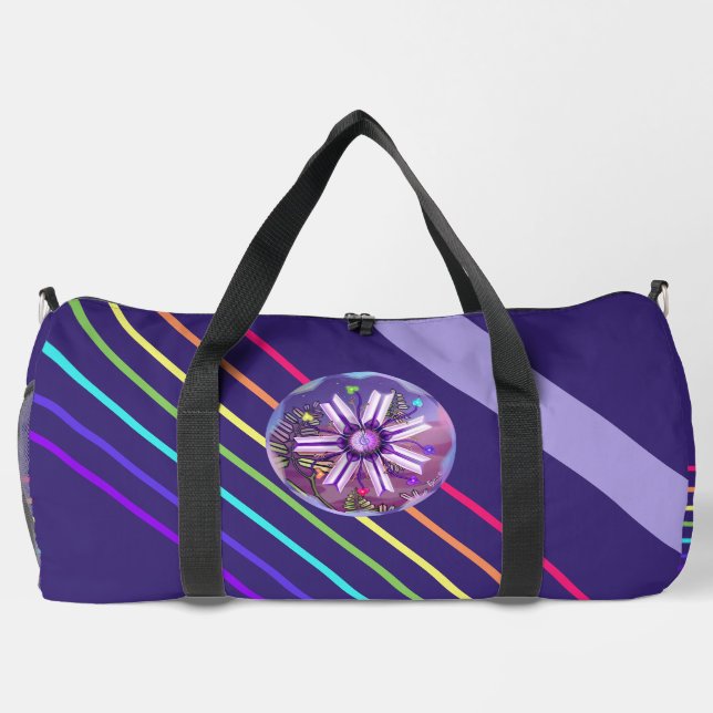 Blume in der Wüste Duffle Bag (Rückseite)