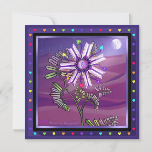 Blume in der Wüste Karte