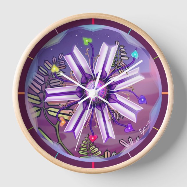 Blume in der Wüste Uhr (Vorderseite)