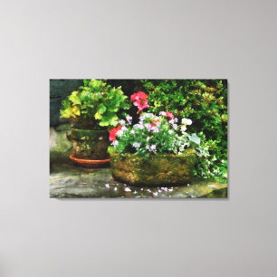 Blume in Deutschland und Lavendel Leinwanddruck