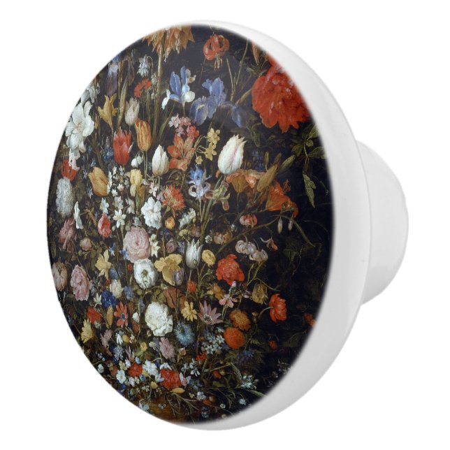 Blume in einem Holzschiff Jan Brueghel the Ältere Keramikknauf (Rechts)