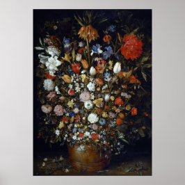 Blume in einem Holzschiff Jan Brueghel the Ältere Poster