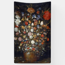 Blume in einem Holzschiff (von Jan Brueghel) Banner