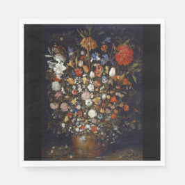 Blume in einem Holzschiff (von Jan Brueghel) Serviette