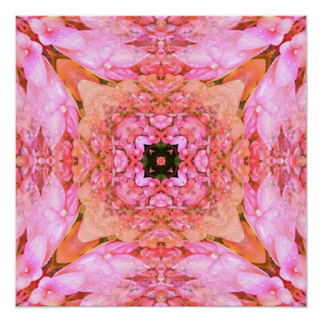 Blume in einem Kasten Poster (Vorderseite)