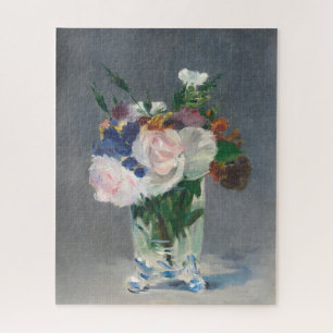 Blume in einem Kristallvase-Manet Puzzle
