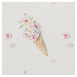 Blume in einem Waffelkegel Stoff