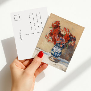 Blume in einer Blauen Vase   Christopher Wood Postkarte