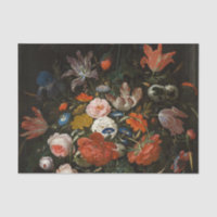 Blume in einer Glasvase von Abraham Mignon