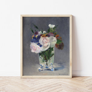 Blume in einer Kristallvase   Édouard Manet Poster