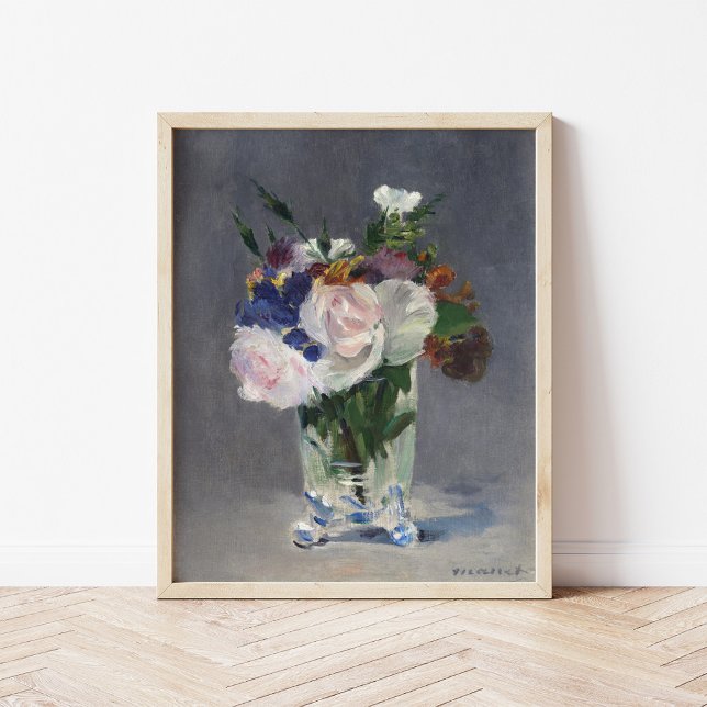 Blume in einer Kristallvase | Édouard Manet Poster (Von Creator hochgeladen)