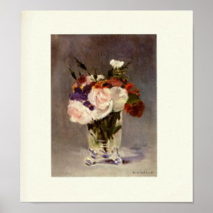 Blume in einer Kristallvase Poster