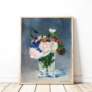 Blume in einer Kristallvase Poster