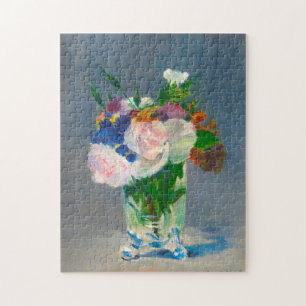 Blume in einer Kristallvase von Manet Puzzle