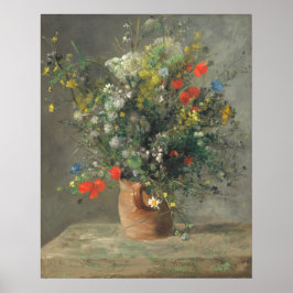 Blume in einer Vase - Auguste Renoir Kunst Poster
