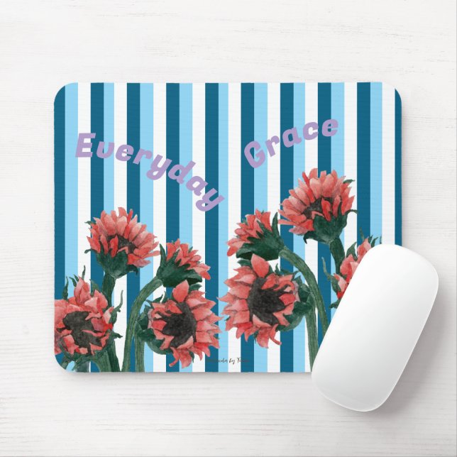 Blume in einer Vase Mousepad (Mit Mouse)