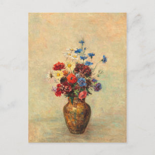 Blume in einer Vase von Odilon Redon Postkarte