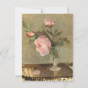 Blume in einer Zeit romantischer Kunst Postkarte