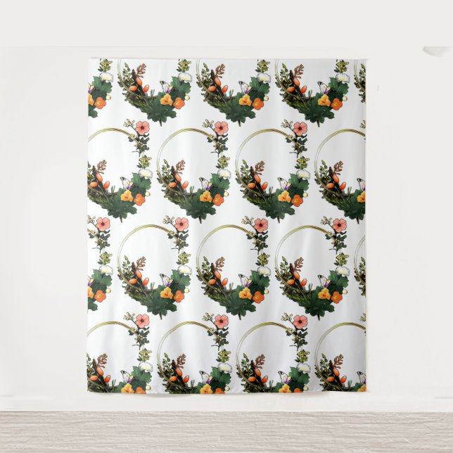 Blume in g wandteppich (Vorderseite)