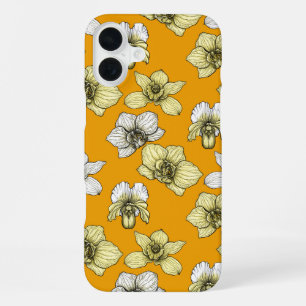 Blume in Gelb und Weiß iPhone 16 Plus Hülle