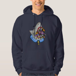 Blume in Haien Hoodie