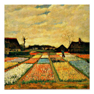 Blume in Holland, Kunstmalerei Poster