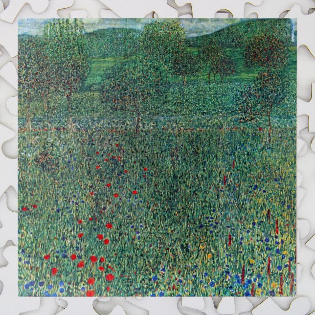 Blume in Litzlberg Klimt, Vintage Landschaft Puzzle (Von Creator hochgeladen)