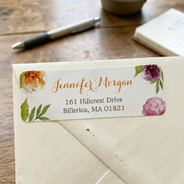 Blume in Pastell-Aquarellen Moderne Natur Stilvoll