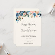 Blume in Rosa und Blau