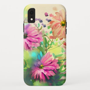 Blume in Rosa und Korallenwasser Case-Mate iPhone Hülle