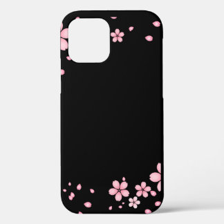 Blume in Schwarz und Rosa Case-Mate iPhone Hülle