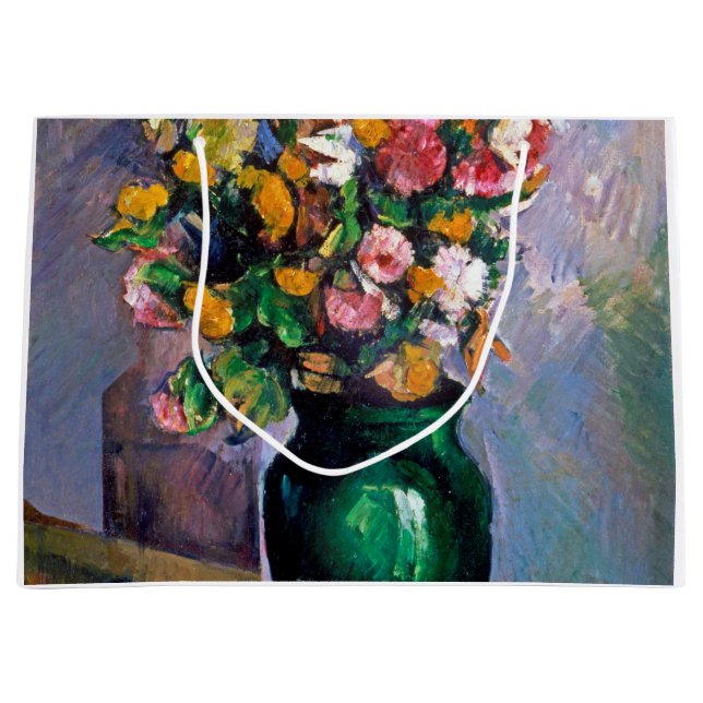 Blume in Vase, Cezanne Große Geschenktüte (Vorderseite)