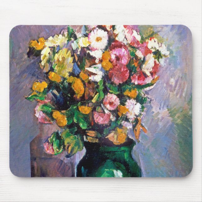 Blume in Vase, Cezanne Mousepad (Vorne)