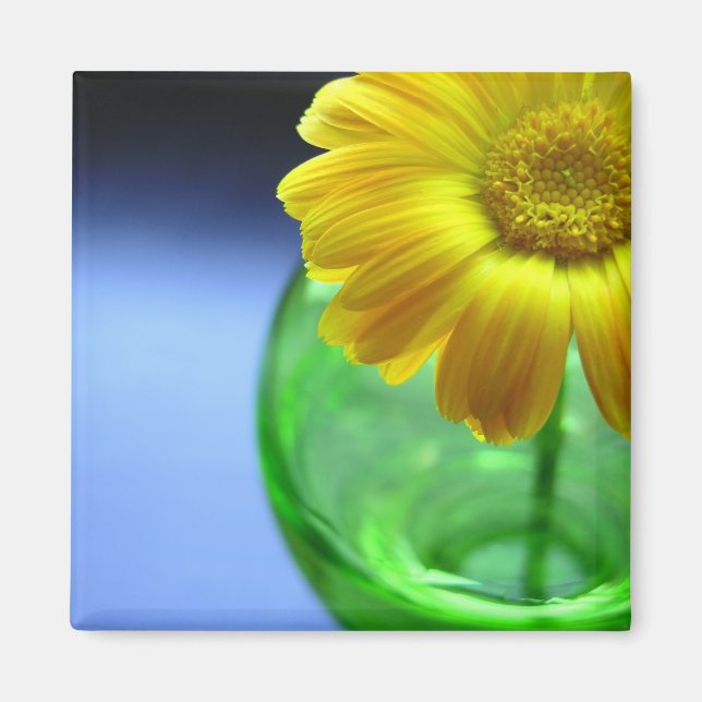Blume in Vase Magnet (Vorne)