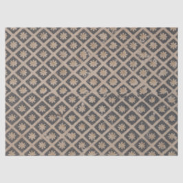 Blume innerhalb eines deoupage-Papiers mit Quadrat Seidenpapier