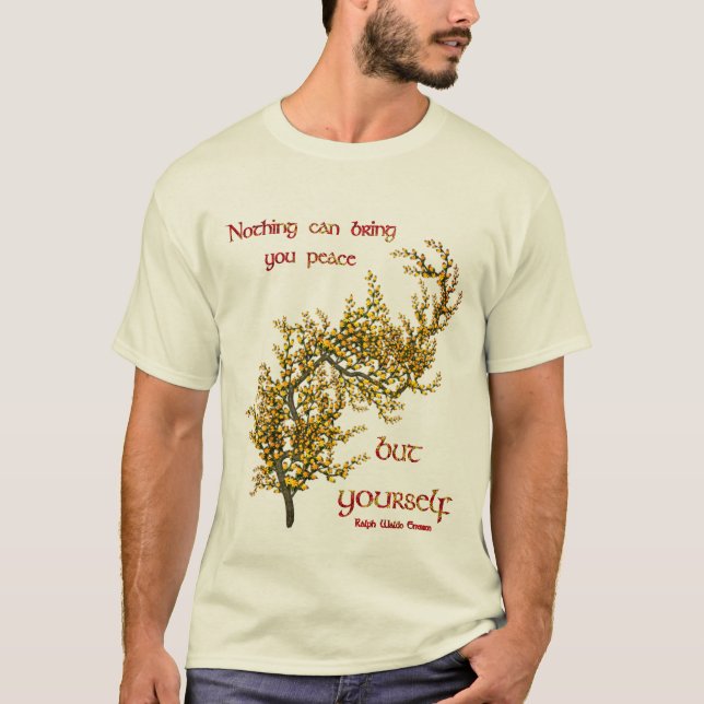 Blume Inspiration für inneres Friedensangebot T-Shirt (Vorderseite)