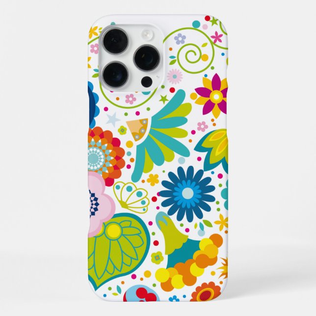 Blume iPhone Hülle (Rückseite)