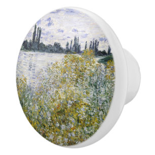 Blume Island in der Nähe von Vétheuil, Claude Mone Keramikknauf