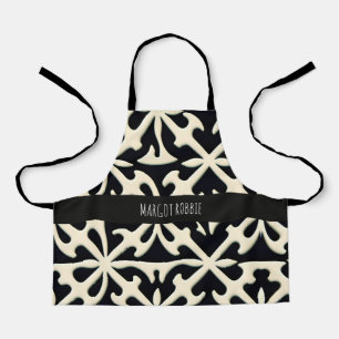 Blume Isometrisches monochromatisches botanisches  Schürze