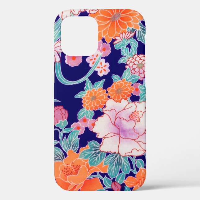 Blume, japanisches Design Case-Mate iPhone Hülle (Rückseite)