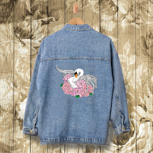 Blume Jeansjacke