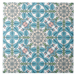 Blume, Jugendstil, William Morris-Stil Fliese