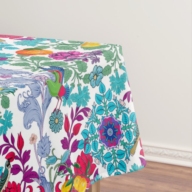 Blume, Jugendstil, William Morris-Stil Tischdecke (Beispiel)