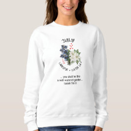 Blume JULI Christlich Sweatshirt