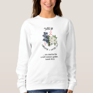 Blume JULI Christlich Sweatshirt