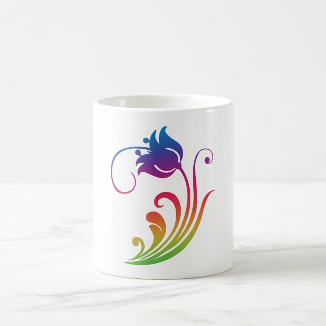Blume Kaffee Tasse (Mittel)