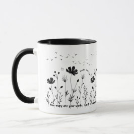 Blume Kaffee Tasse - 11oz, Blume auf der Tasse Erd