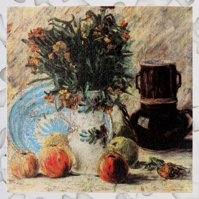 Blume, Kaffeeepot und Obst von Vincent van Gogh Puzzle (Von Creator hochgeladen)